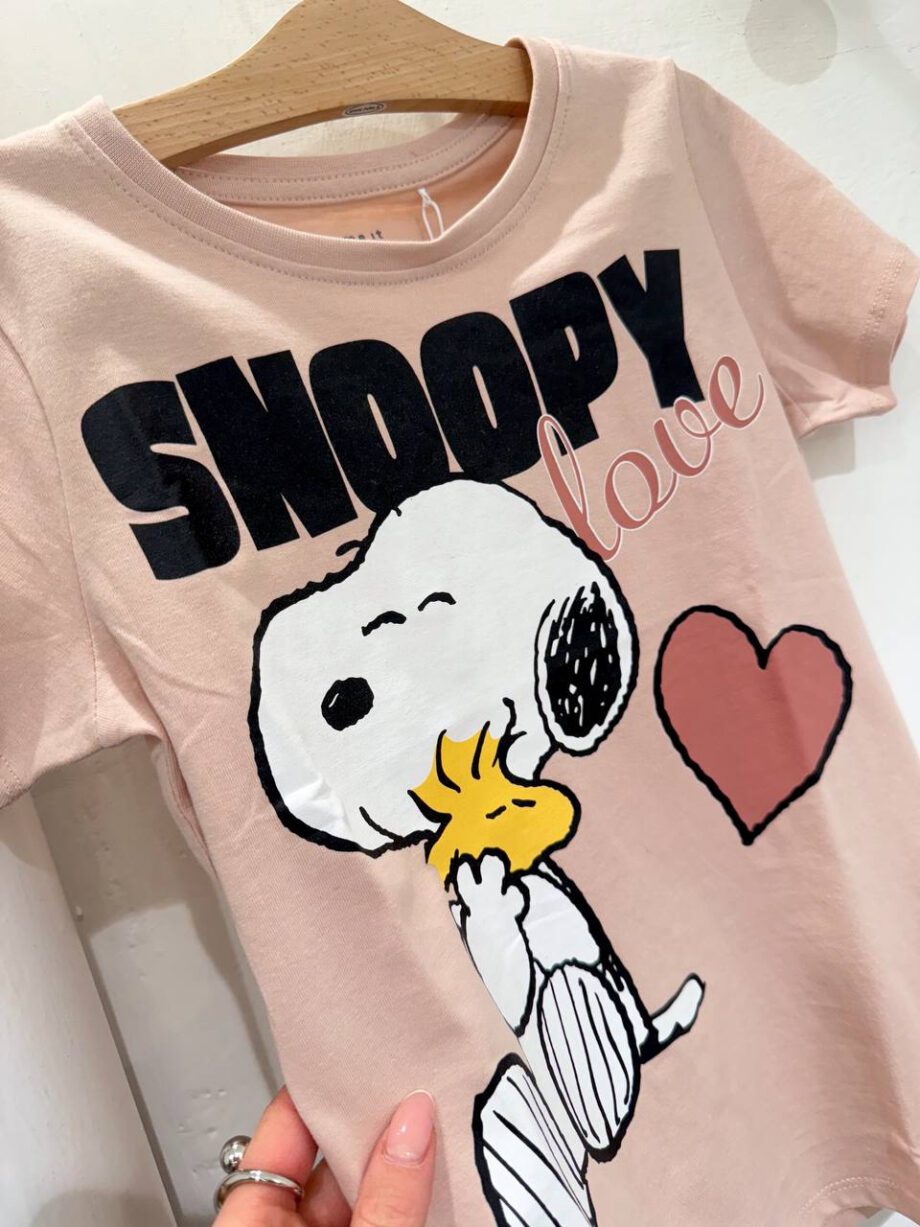 Shop Online T-shirt rosa stampa snoopy Name It