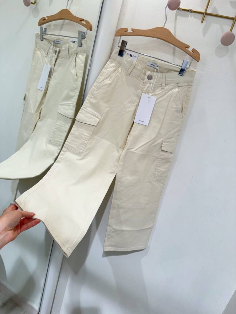 Pantalone palazzo cargo burro Name It Shop Online Pantalone palazzo cargo burro Name It