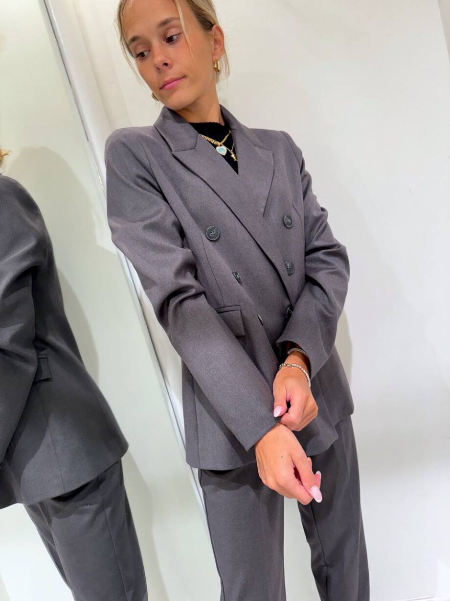 Shop Online Pantalone sigaretta grigio mélange HaveOne
