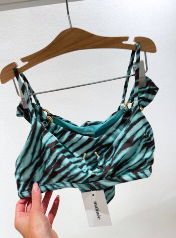 Shop Online Top Federica zebrato azzurro