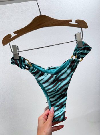 Shop Online Top Federica zebrato azzurro