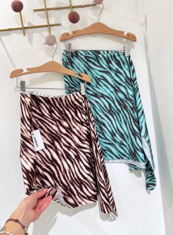 Shop Online Pareo corto Annette zebrato marrone Matinée