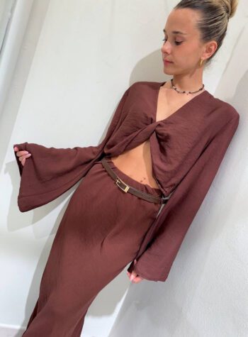 Shop Online Gonna lunga moro con cintura HaveOne