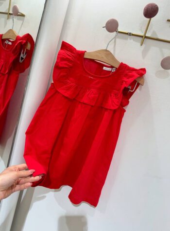 Shop Online Vestito rosso con gale Name It