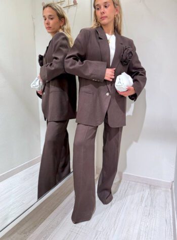Shop Online Pantalone palazzo moro in lino Vicolo