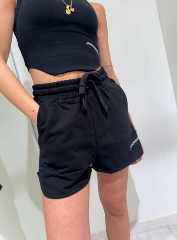 Shop Online Short in felpa nero Hinnominate