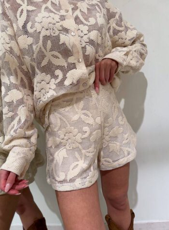 Shop Online Camicia burro con ricami HaveOne