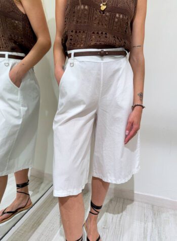 Shop Online Bermuda moro in cotone con cintura HaveOne