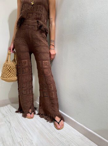 Shop Online Pantalone crochet moro punzonato HaveOne