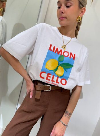Shop Online T-shirt ampia oversize stampa strawberry HaveOne