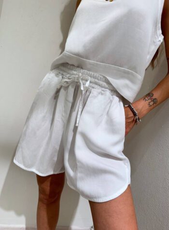 Shop Online Short bianco con coulisse HaveOne