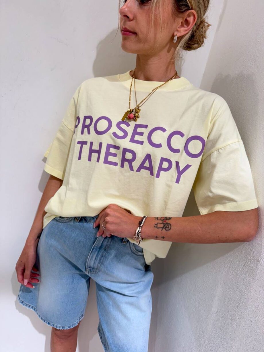 Shop Online T-shirt oversize moro PROSECCO THERAPY Vicolo