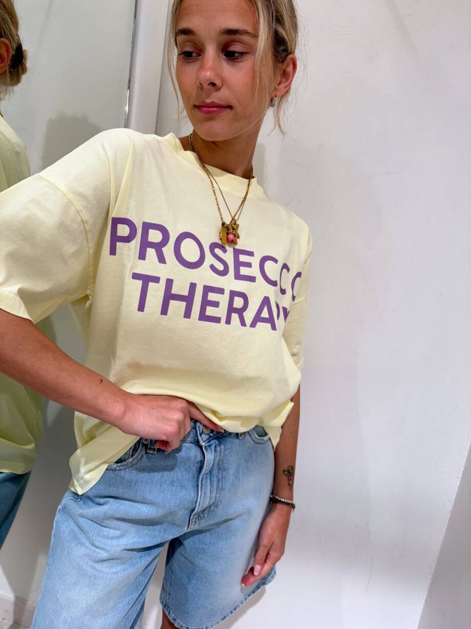 Shop Online T-shirt oversize moro PROSECCO THERAPY Vicolo