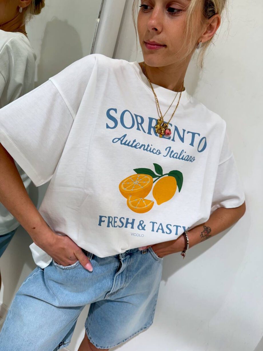 Shop Online T-shirt oversize moro PROSECCO THERAPY Vicolo