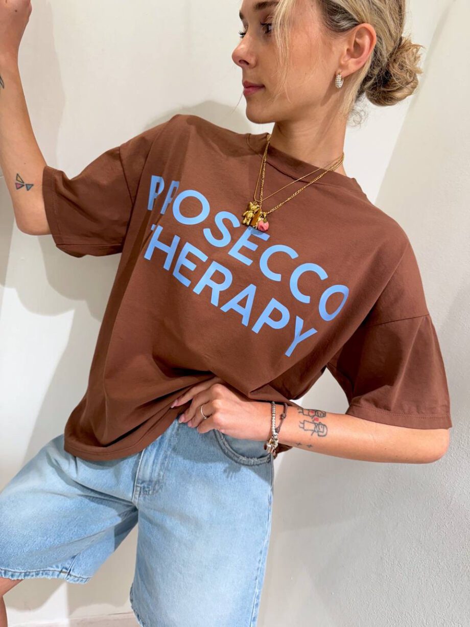 Shop Online T-shirt oversize moro PROSECCO THERAPY Vicolo