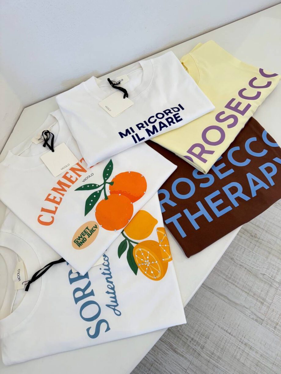 Shop Online T-shirt oversize moro PROSECCO THERAPY Vicolo
