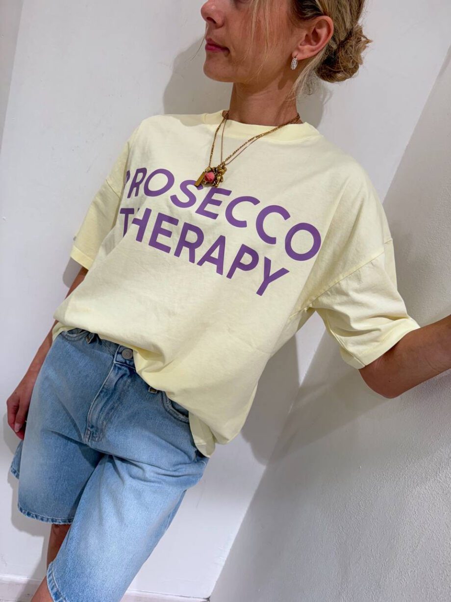 Shop Online T-shirt oversize moro PROSECCO THERAPY Vicolo