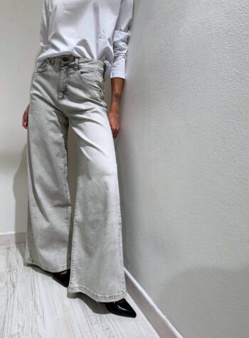 Shop Online Jeans grigio chiaro palazzo Souvenir
