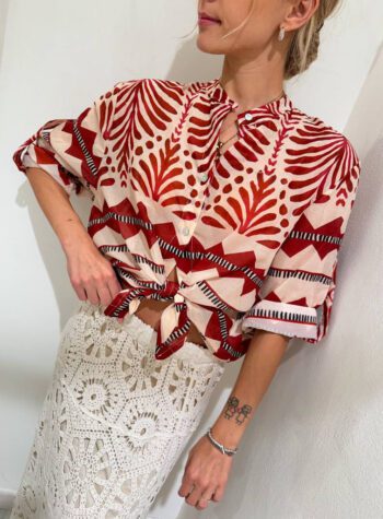 Shop Online Gonna pareo fantasia etnica rossa HaveOne