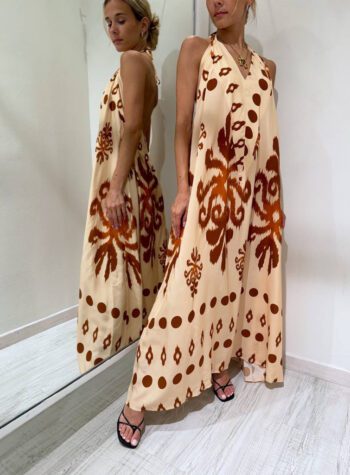 Shop Online Vestito lungo formentera fantasia etnica HaveOne