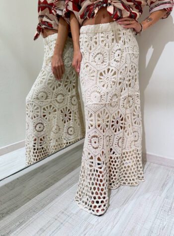 Shop Online Gonna lungo burro in crochet HaveOne