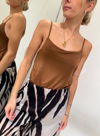 Shop Online Pantalone palazzo fantasia zebrata Vicolo