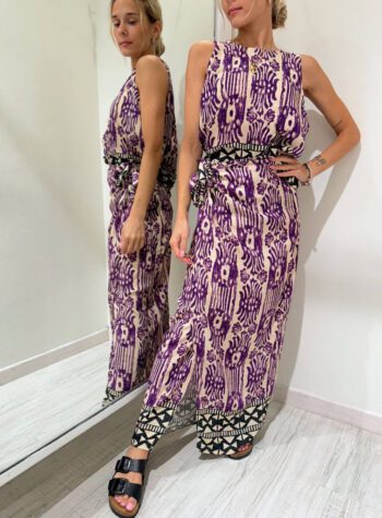 Shop Online Gonna lunga pareo fantasia viola HaveOne