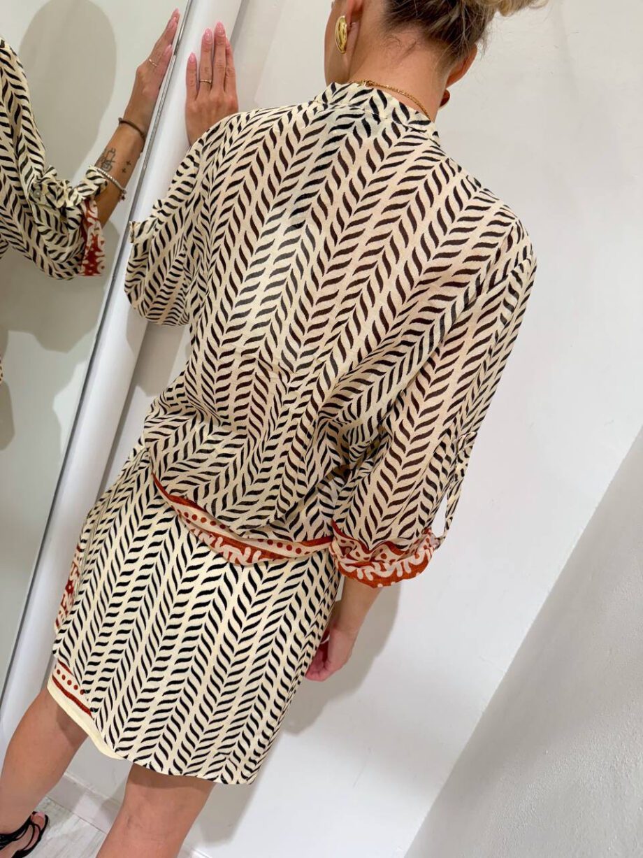 Shop Online Gonna corta pareo fantasia fascia rossa HaveOne