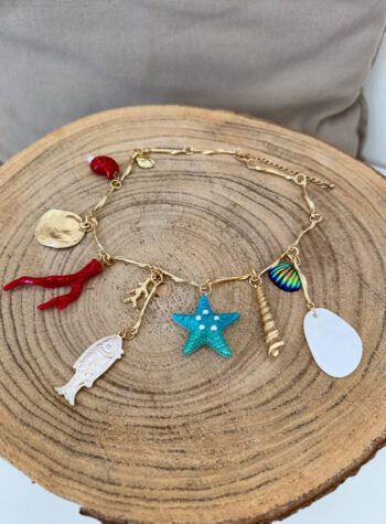Shop Online Collana catena maxi charm mare