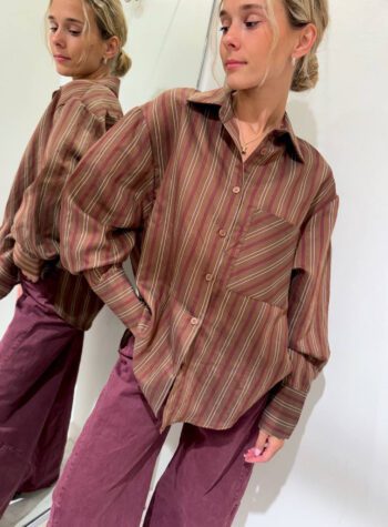 Shop Online Camicia biscotto rigata HaveOne