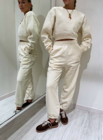 Shop Online Pantalone in felpa burro con elastico fondo Hinnominate
