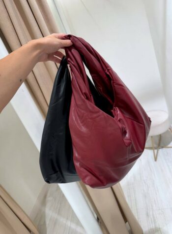 Shop Online Borsa grande morbida bordeaux Hinnominate