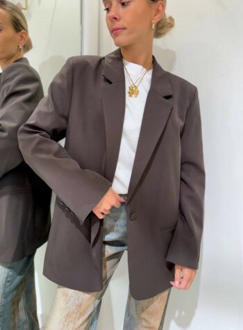 Shop Online Blazer moro un bottone monogram Vicolo