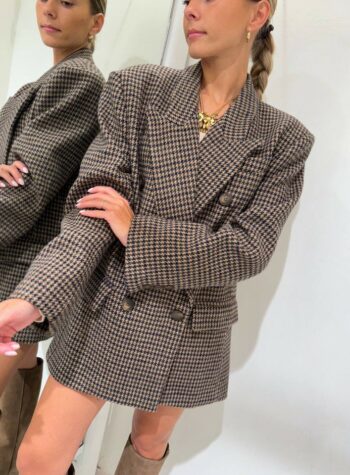 Shop Online Blazer doppiopetto pied de poule Souvenir