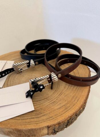 Shop Online Cintura moro in vera pelle sottile HaveOne