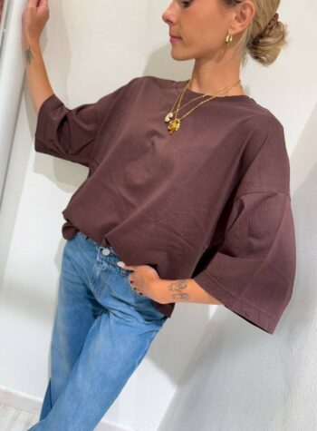 Shop Online T-shirt oversize moro girocollo HaveOne