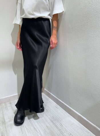 Shop Online Gonna satin nera Annarita N
