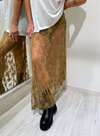 Shop Online Longuette semitrasparente olio con pizzo Vicolo
