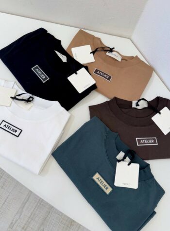 Shop Online T-shirt oversize verde Atelier Vicolo