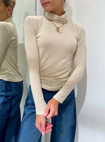 Shop Online Dolcevita beige manica lunga Kontatto
