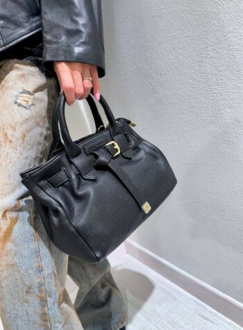 Shop Online Borsa piccola nera con cintura Hinnominate