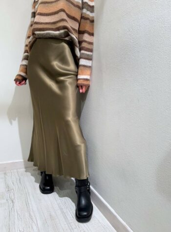 Shop Online Gonna satin muschio Annarita N