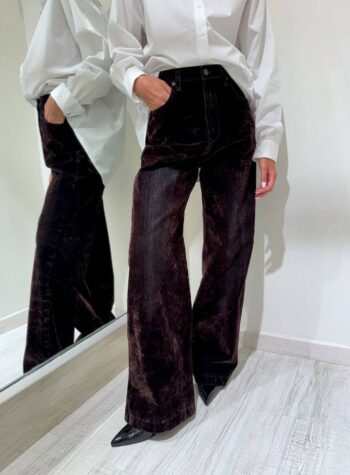 Shop Online Jeans in velluto moro sfumato Souvenir