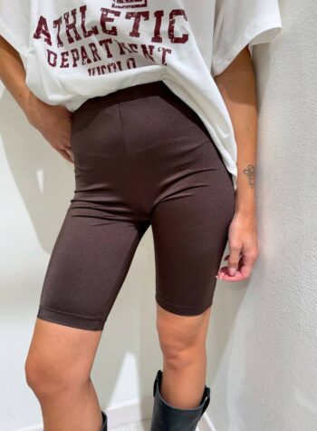Shop Online Leggings ciclista in lycra moro Vicolo