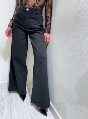 Shop Online Jeans wide leg nero Annarita N