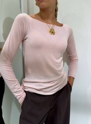 Shop Online Maglia barca rosa manica lunga Kontatto