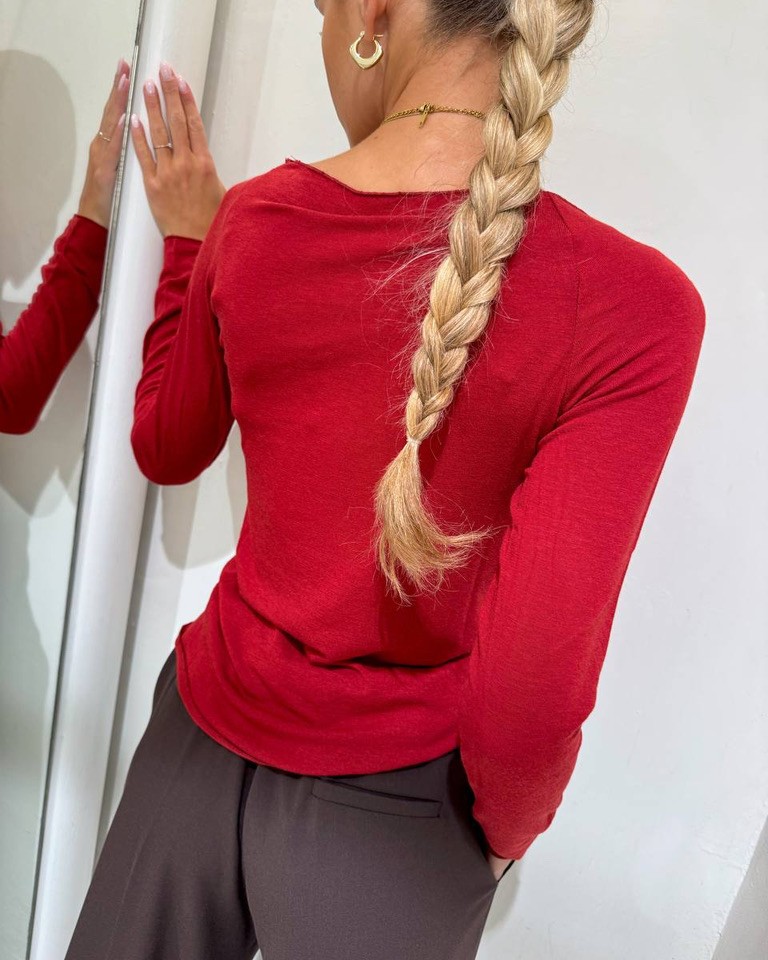 Maglia barca ciliegia manica lunga Kontatto Shop Online Maglia barca ciliegia manica lunga Kontatto