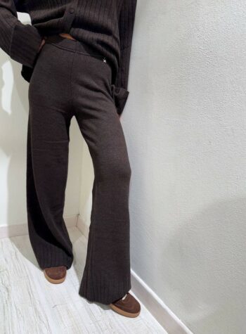 Shop Online Pantalone in maglia moro costine fondo Souvenir