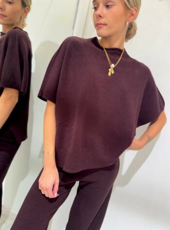 Shop Online Maglia ampia moro manica pipistrello Kontatto