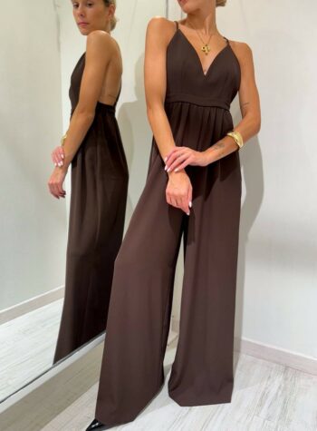 Shop Online Tuta lunga moro incrocio schiena Vicolo